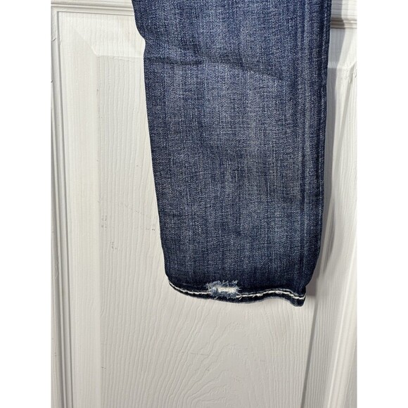 Rock Revival Wm’s 29 Becky Skinny Stretch Denim Jeans Thick Stitching Distressed - Picture 14 of 16